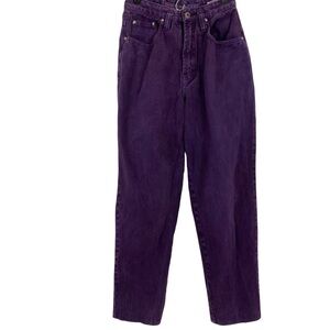 Vintage Union Bay Juniors Mom Jeans Tag Size 5 (23x27.5) Purple 90's Y2K
